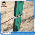 T barbed wire post pole